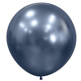 Blue Galaxy Balloons 24 Inch Round - 10-Pack Bulk Set - Image 1