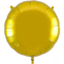 Gold Foil Balloon 36 Inch Round Shape - Image 1