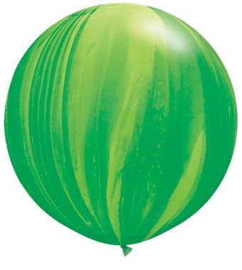 Green Rainbow Balloon 30C - Party Supplies - Image 1
