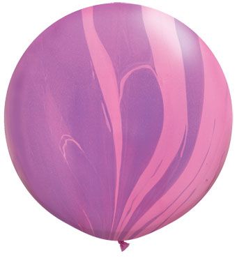 Pink Violet Rainbow Balloon - Party Supplies - Image 1