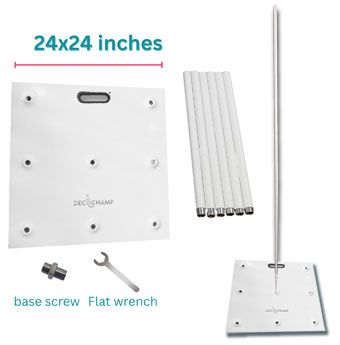 Outdoor Metal Column Kit 24x24 Base - Image 1