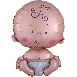 Welcome Baby Balloon 24 Inch Foil - Newborn Gift - Image 1