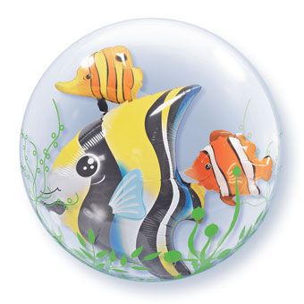 Tropical Fish Balloons - 3-Pack - Image 1