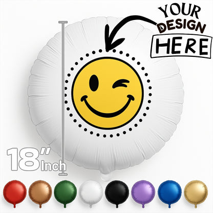 Globos de aluminio redondos de 18" personalizados para todo tipo de eventos