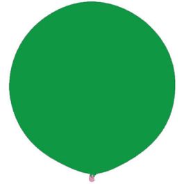 Green Round Balloon 72 Inch Latex Party Decoration - Image 1