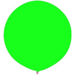 Lime Green Round Balloon 72 Inch Latex - Single Unit - Image 1