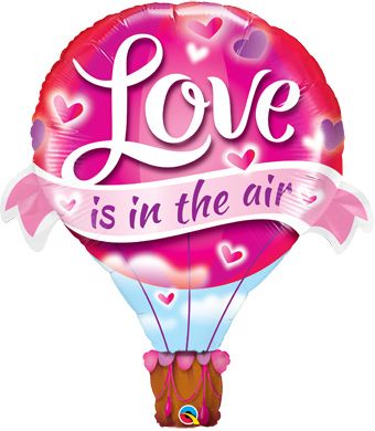 Love Hot Air Balloon 42" - 3-Pack - Image 1
