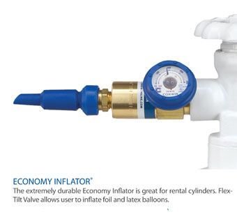 Economy Inflator with Blue Tip & Gauge - Image 1