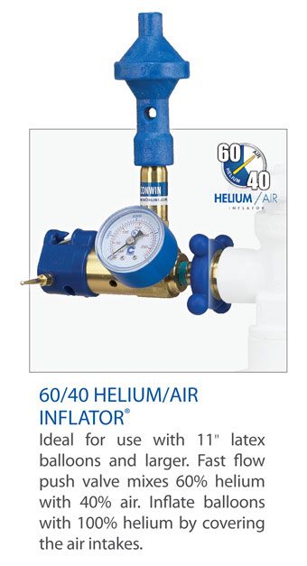 60/40 Helium Air Inflator - Party Supplies - Image 1