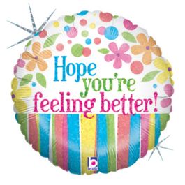 Hope You're Feeling Better Balloon 9 Inch - 5-Pack - Image 1