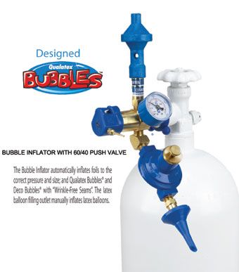 Bubble Inflator 60/40 Model with Push Valve - Image 1