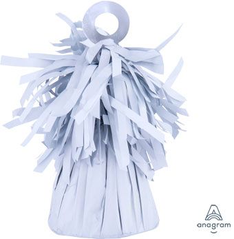 White Anagram Party Tassels - 5-Pack - Image 1