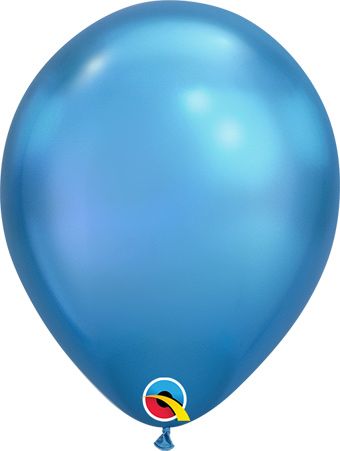 Chrome Blue Balloon - Party Supplies - Image 1