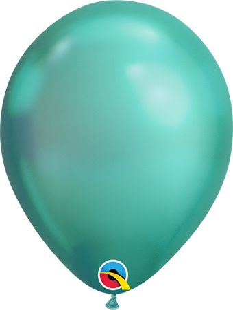 Chrome Green Balloon - Bag of 100 - Image 1