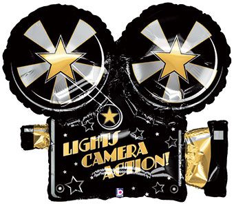 Lights Camera Action Balloons - 3-Pack - Image 1