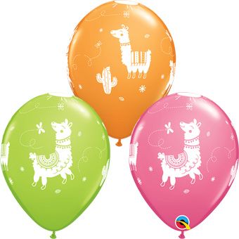 Llama Balloons 11C Special Assortment - Image 1