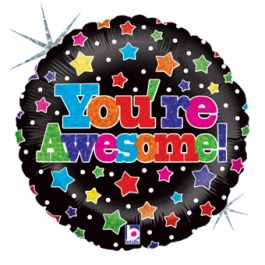 You're Awesome Foil Balloon 18 Inch - Image 1