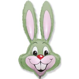 Bunny Rabbit Head Balloon 35" - 5-Pack - Image 1