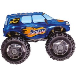 Blue Monster Truck Balloon 30" - 3-Pack - Image 1