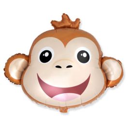 Monkey Head Balloon 30" - 5-Pack - Image 1