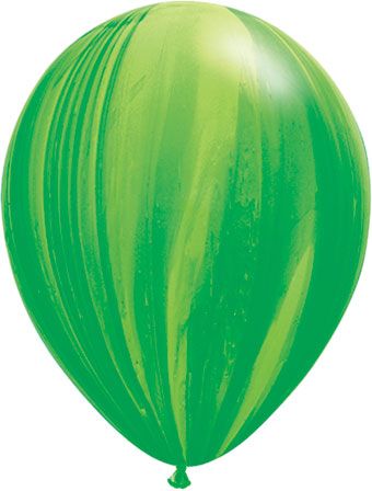 Green Rainbow Balloons - 25 Count - Image 1