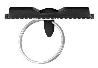 Magnet - 5LB Pull Single Ring Black - Bag of 20 - Image 1