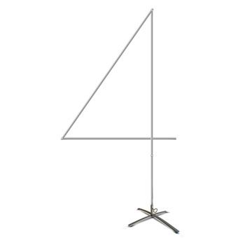 Number 4 Frame Kit 6' Tall - Party Decoration - Image 1