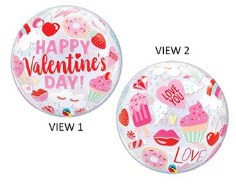 Valentine's Day Balloons - 3-Pack - Image 1