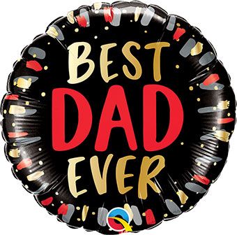 Best Dad Ever Balloons - 5-Pack - Image 1