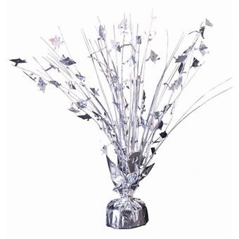 Silver Foil Party Decoration - 5-Pack - Image 1