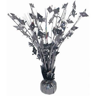 Black Foil Party Decoration - 5-Pack - Image 1