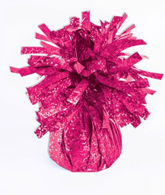 Holographic Hot Pink Party Decoration - 5-Pack - Image 1