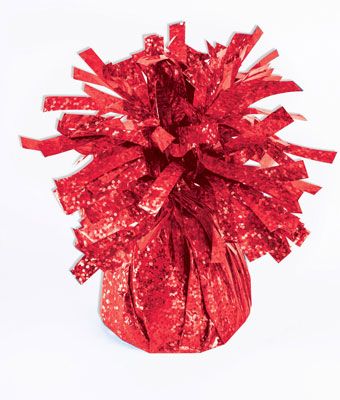 Red Holographic Party Decoration - 5-Pack - Image 1