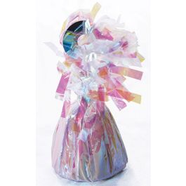 Small Metallic Iridescent Balloon Weight 170g - 12 Pack - Image 1
