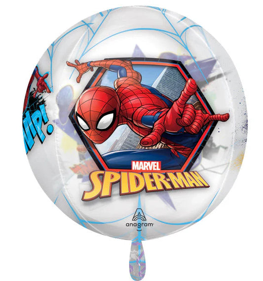 Globo de Spider-Man de 16 pulgadas de aluminio - 1 unidad