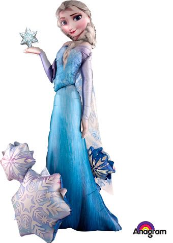Elsa the Snow Queen 57" Foil Balloon - Frozen - Image 1