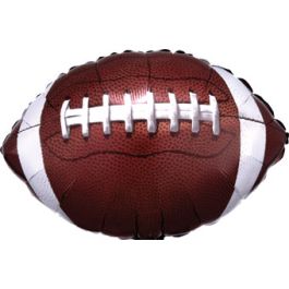 Brown Championship Football Foil Balloon - Sports Decoration - Image 1