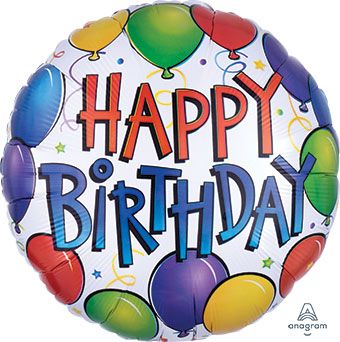 Happy Birthday Balloon - 5-Pack - Image 1