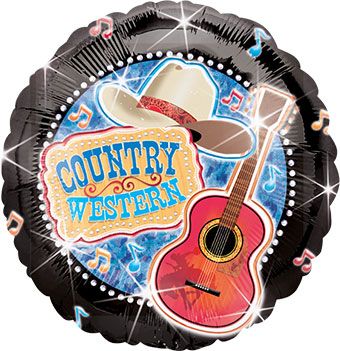 Country Western Balloons - 5-Pack - Image 1