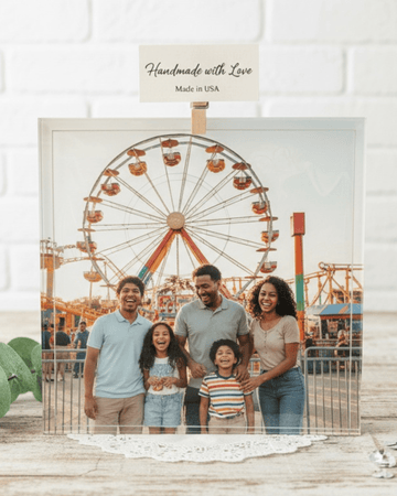 ✨ ¾″ Acrylic Photo Block — crystal - clear depth for your best memories – Custom Home Decor by PixelCraft360, unique decoration for events and special gifts