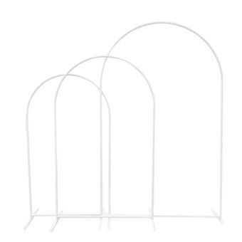 Metal Garden Arches - 3-Pack Mixed Heights - Image 1