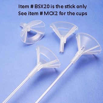 Clear Balloon Sticks 20" - Party Supplies - Image 1