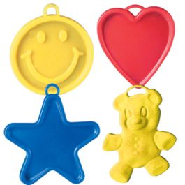 Primary Color Balloon Weights (3 Shapes) - 100 Count - Image 1