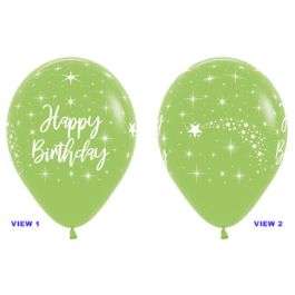 Key Lime Latex Balloons 11 Inch - 50-Pack Birthday - Image 1