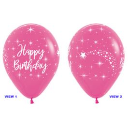 Fuchsia Latex Balloons 11 Inch - 50-Pack Birthday - Image 1