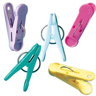Pastel Weight Clips - Party Supplies - Image 1