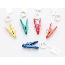 Primary 8 Gram Balloon Weights with 4' Ribbon - 100 Count - Image 1