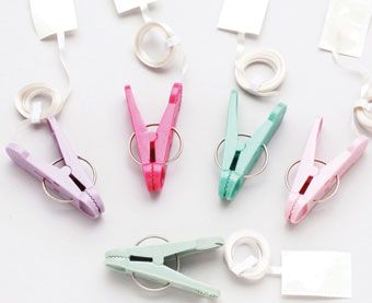 Pastel Clip-N-Weight Balloon Anchors 100 Count - 8 Grams