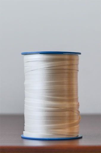 Crimped Ribbon Roll 3-Pack - Ivory 3/16" 500 Yds - Image 1