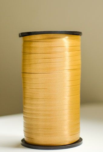 Gold Ribbon Roll 3-Pack - 3/16" x 500 Yds - Image 1